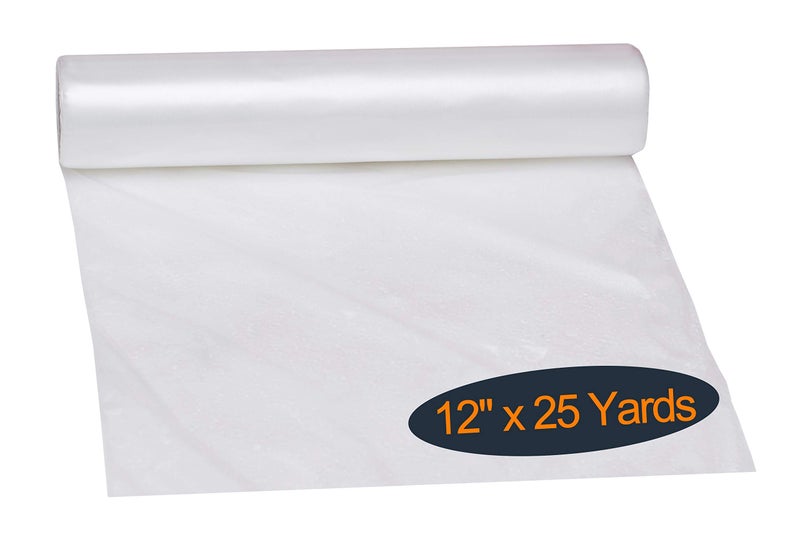 HimaPro Wash Away Water Soluble Machine Embroidery Stabilizer 12" x 25 Yards Topping Film, Dissolves in Both Warm and Cold Water, Non-Toxic and Skin Friendly - Image 2